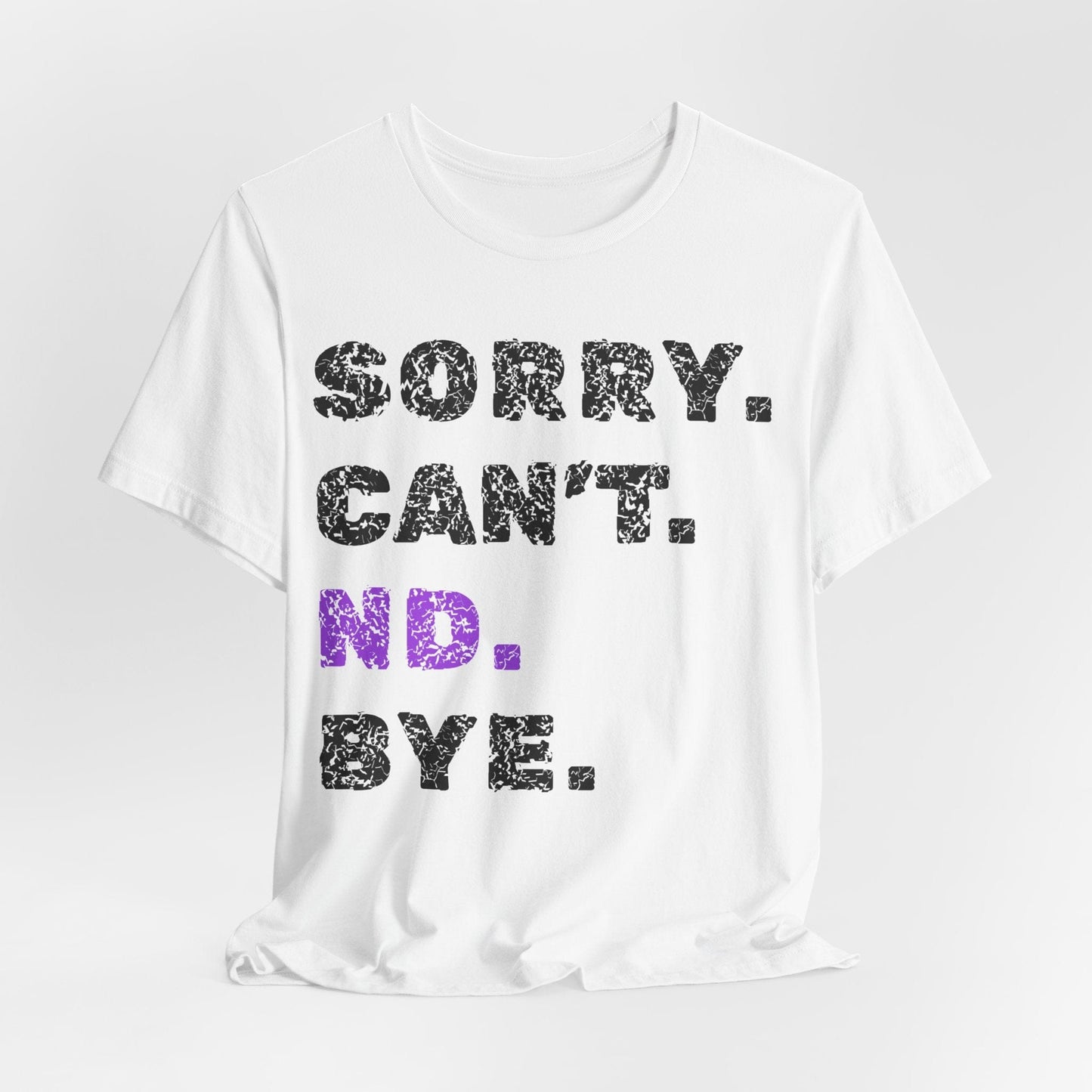 Sorry. Can't. ND. Bye.