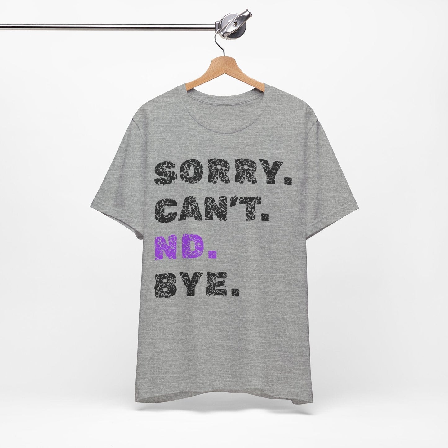 Sorry. Can't. ND. Bye.