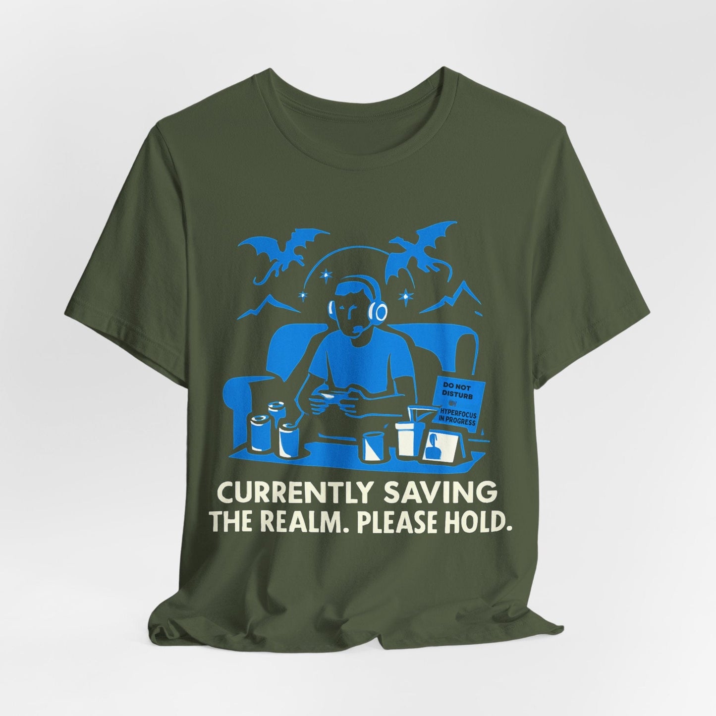 Currently Saving the Realm. Please Hold