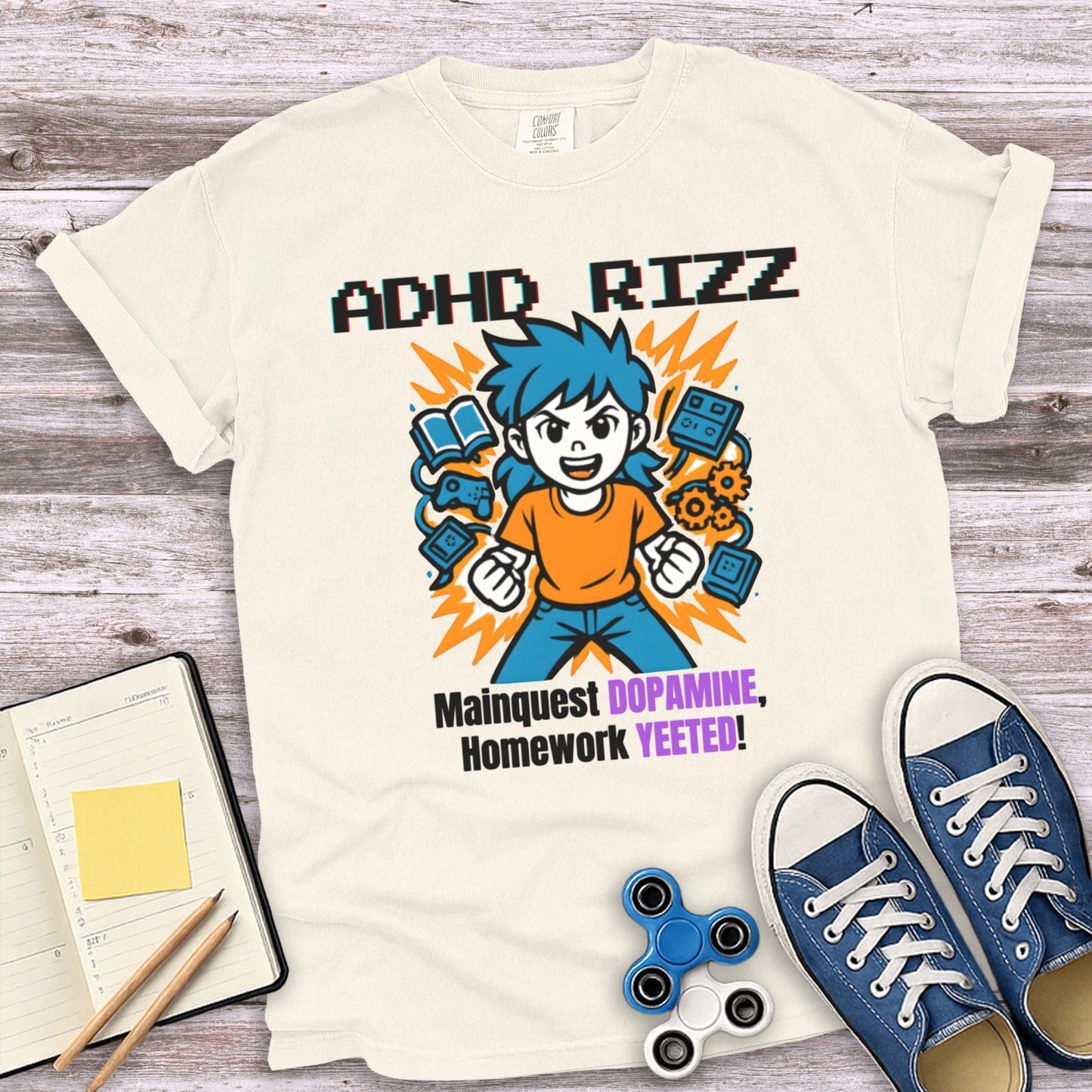 ADHD RIZZ Mainquest DOPAMINE Homework YEETED product type
