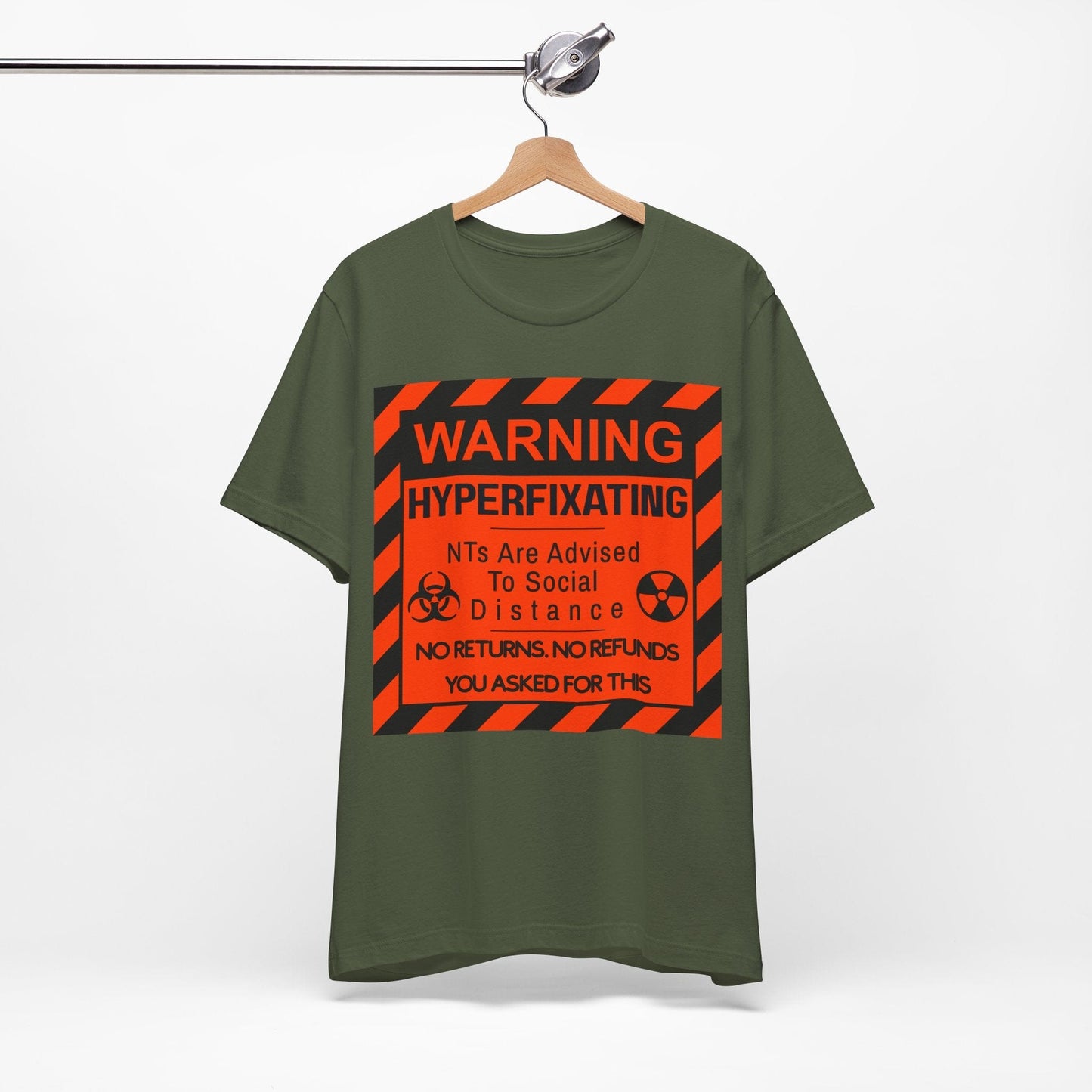 WARNING HYPERFIXATING No Returns. No Refunds