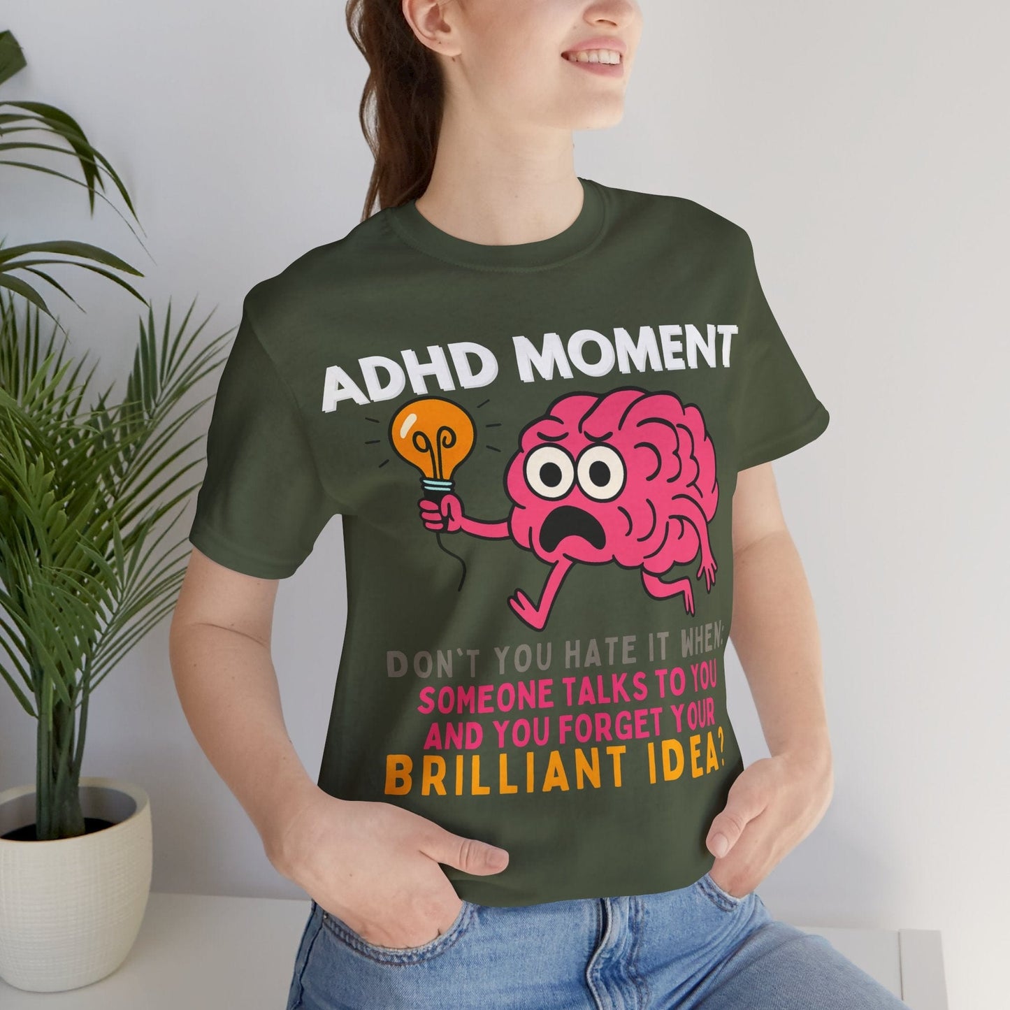 ADHD Moment – Forgot My Brilliant Idea | ADHD Tee