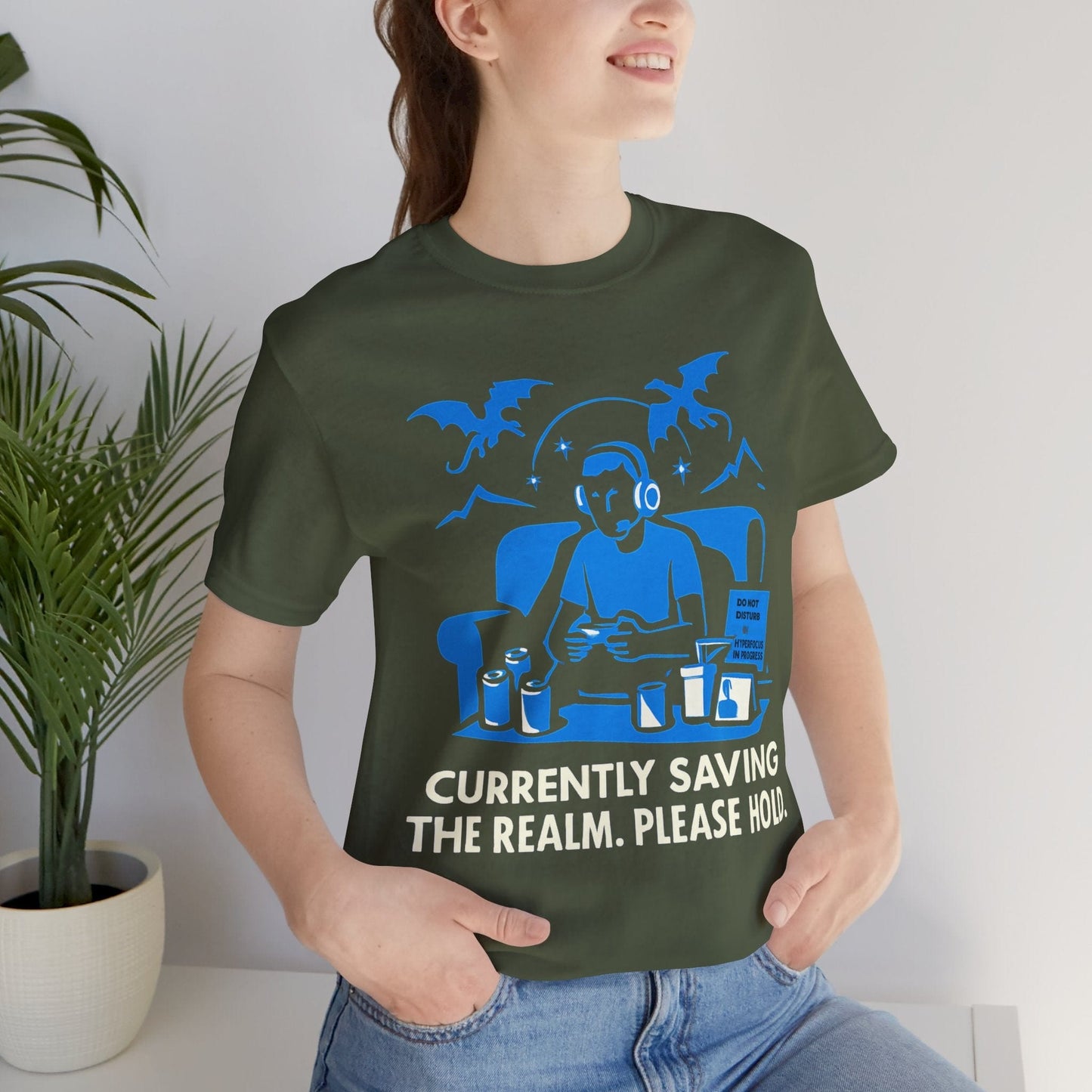 Currently Saving the Realm. Please Hold