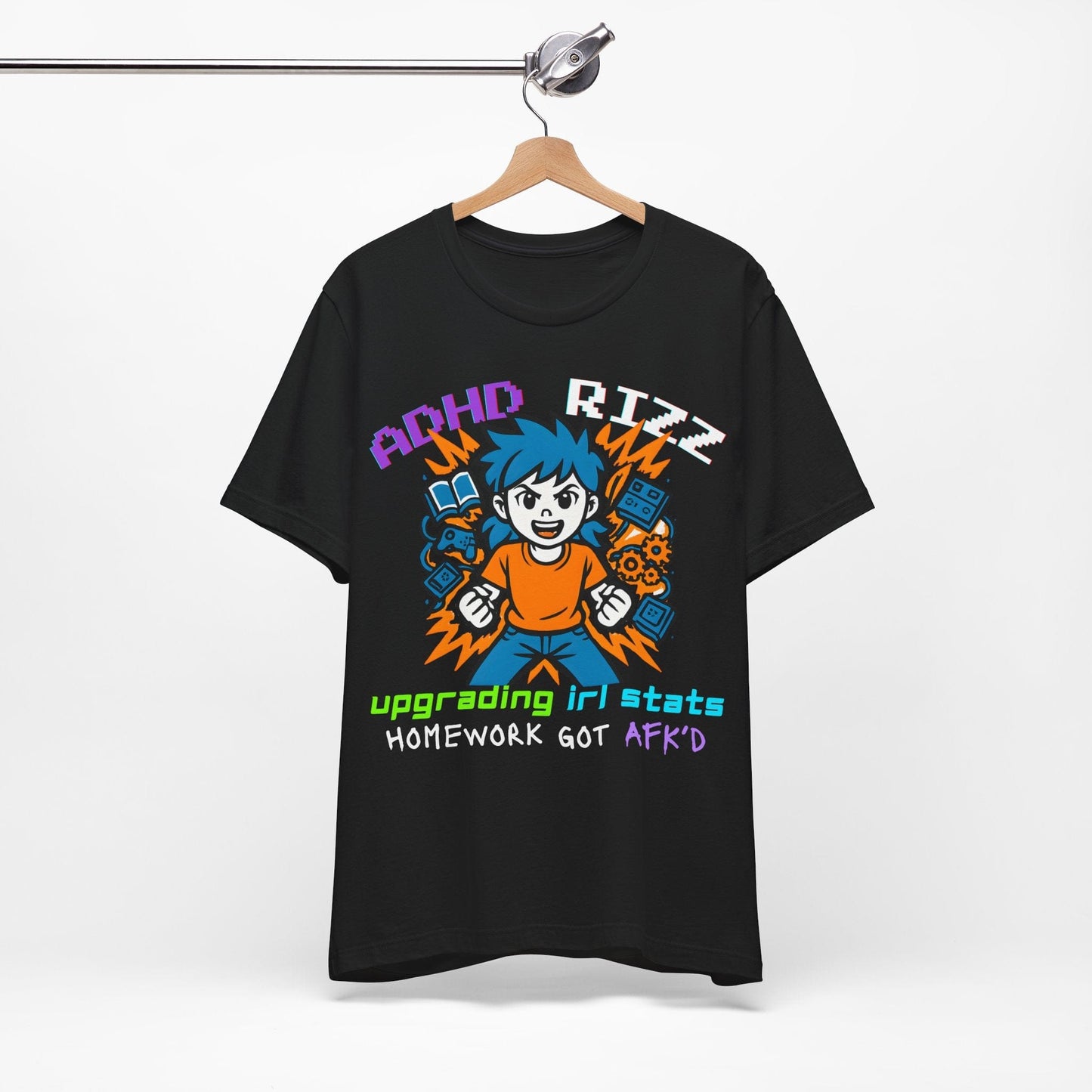 ADHD RIZZ Upgrading IRL STATS Homework Got AFKd Girl | ADHD Tee