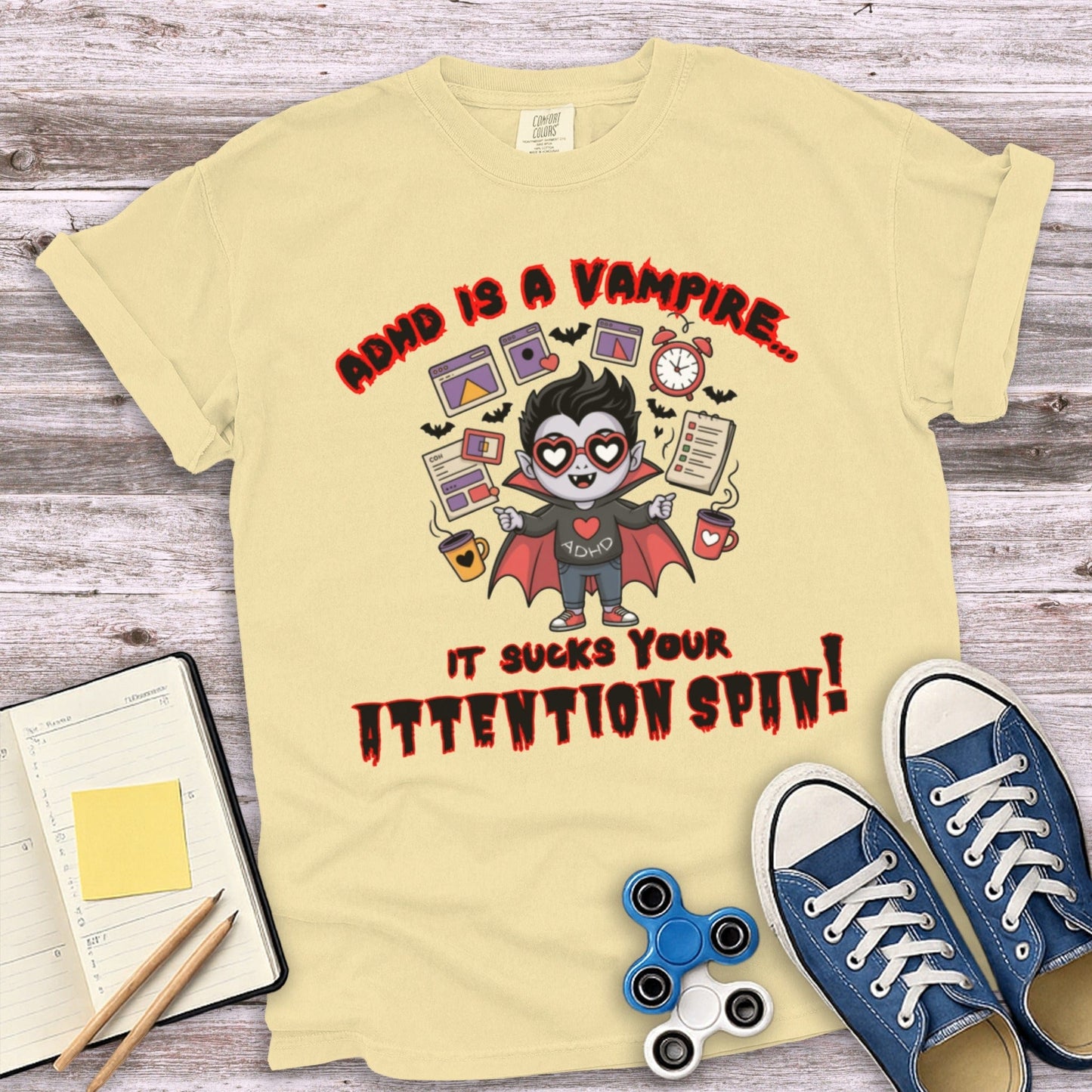 ADHD Is A Vampire It Sucks Your Attention Span product type