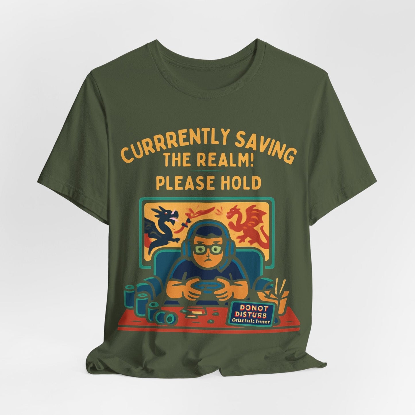 Currently Saving the Realm. Please Hold