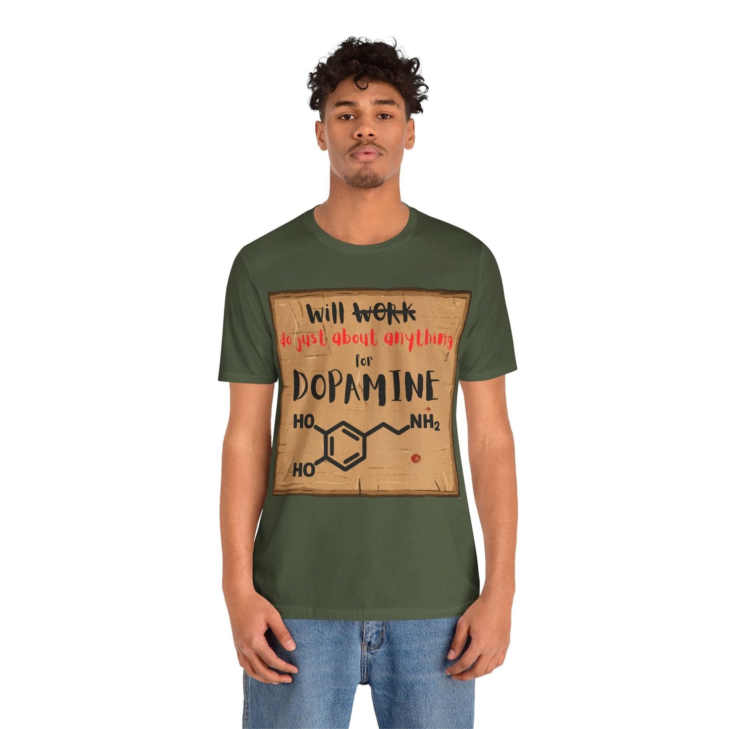 Will Work for Dopamine – Funny ADHD Neurodivergent | ADHD Tee
