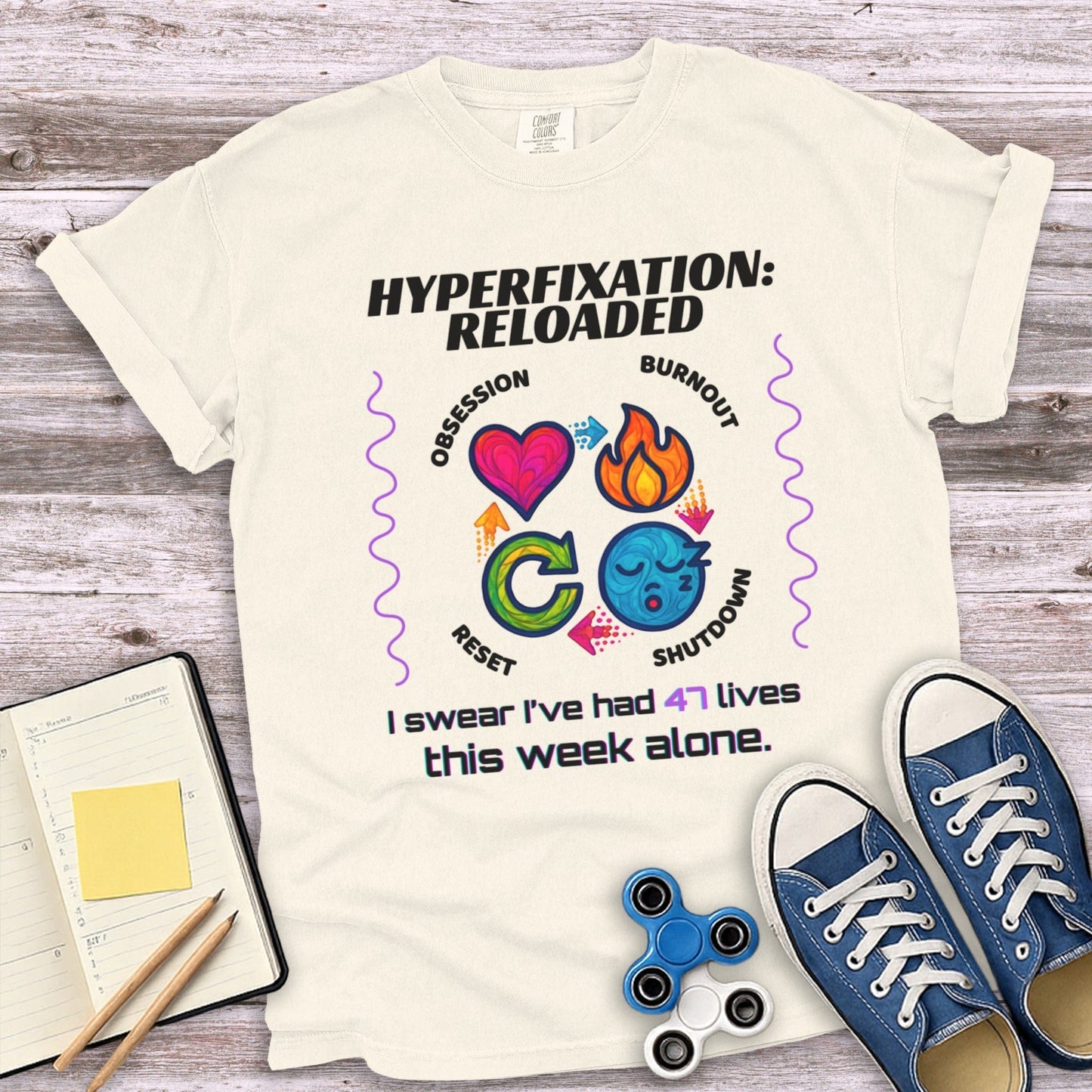 Hyperfixation Reloaded I Swear I've Had 41 Lives Product type