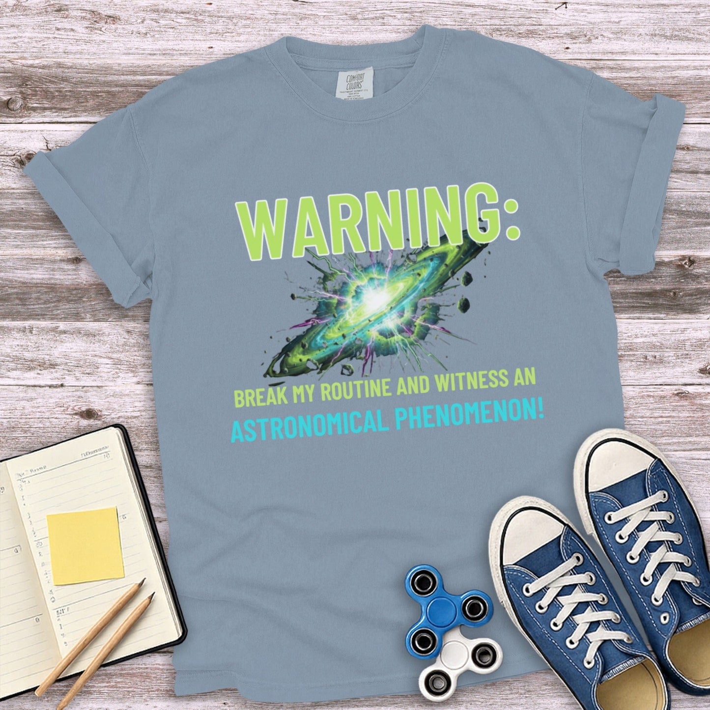 Warning Break Routine Witness Astronomical Phenomenon Shirt