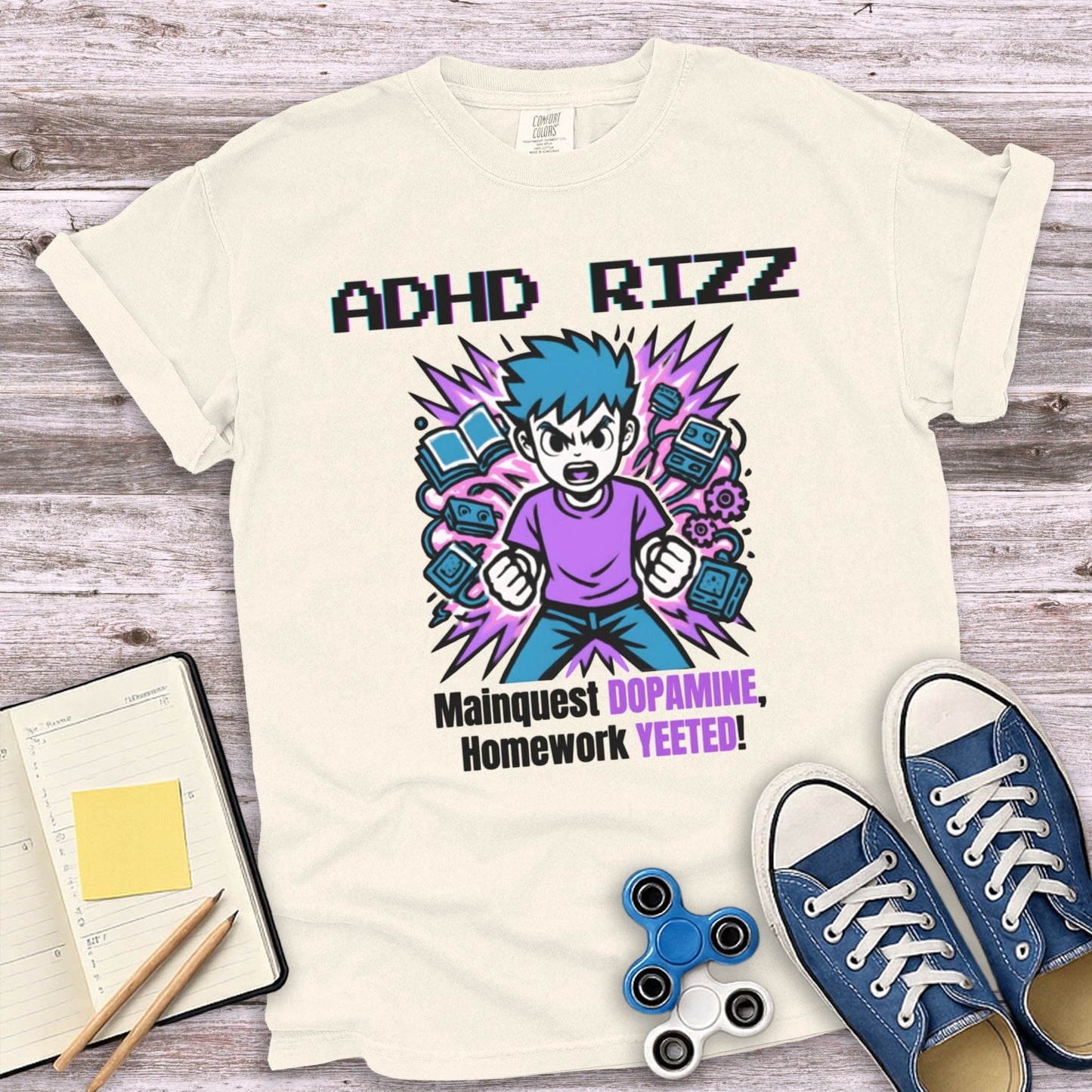 ADHD RIZZ Mainquest DOPAMINE Homework YEETED product type