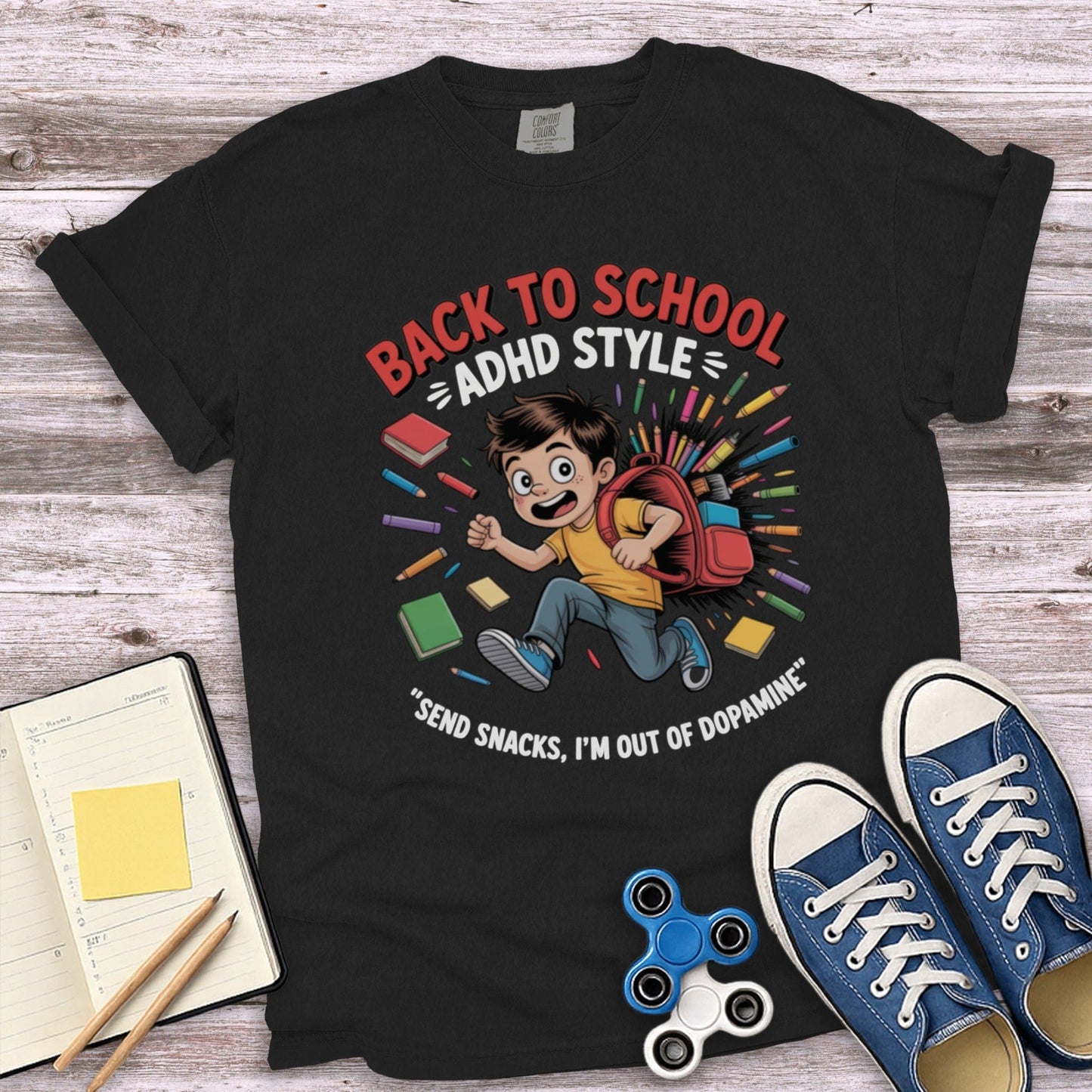 Back to School ADHD Style Send Snacks T-shirt product