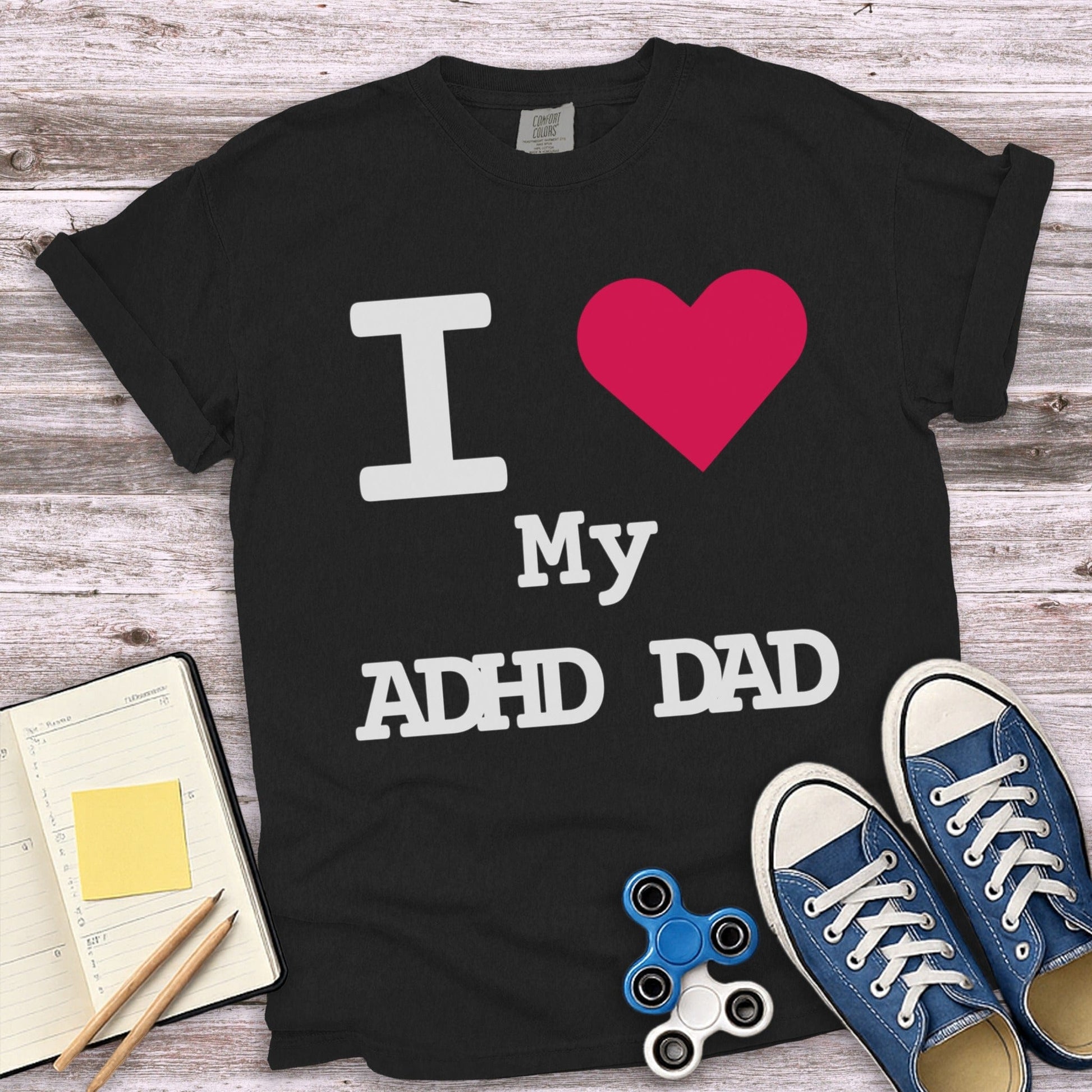 I Love My ADHD Dad Graphic T-shirt product