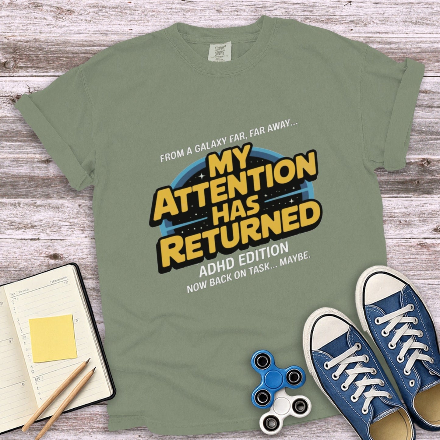 My Attention Has Returned ADHD Edition Shirt product type