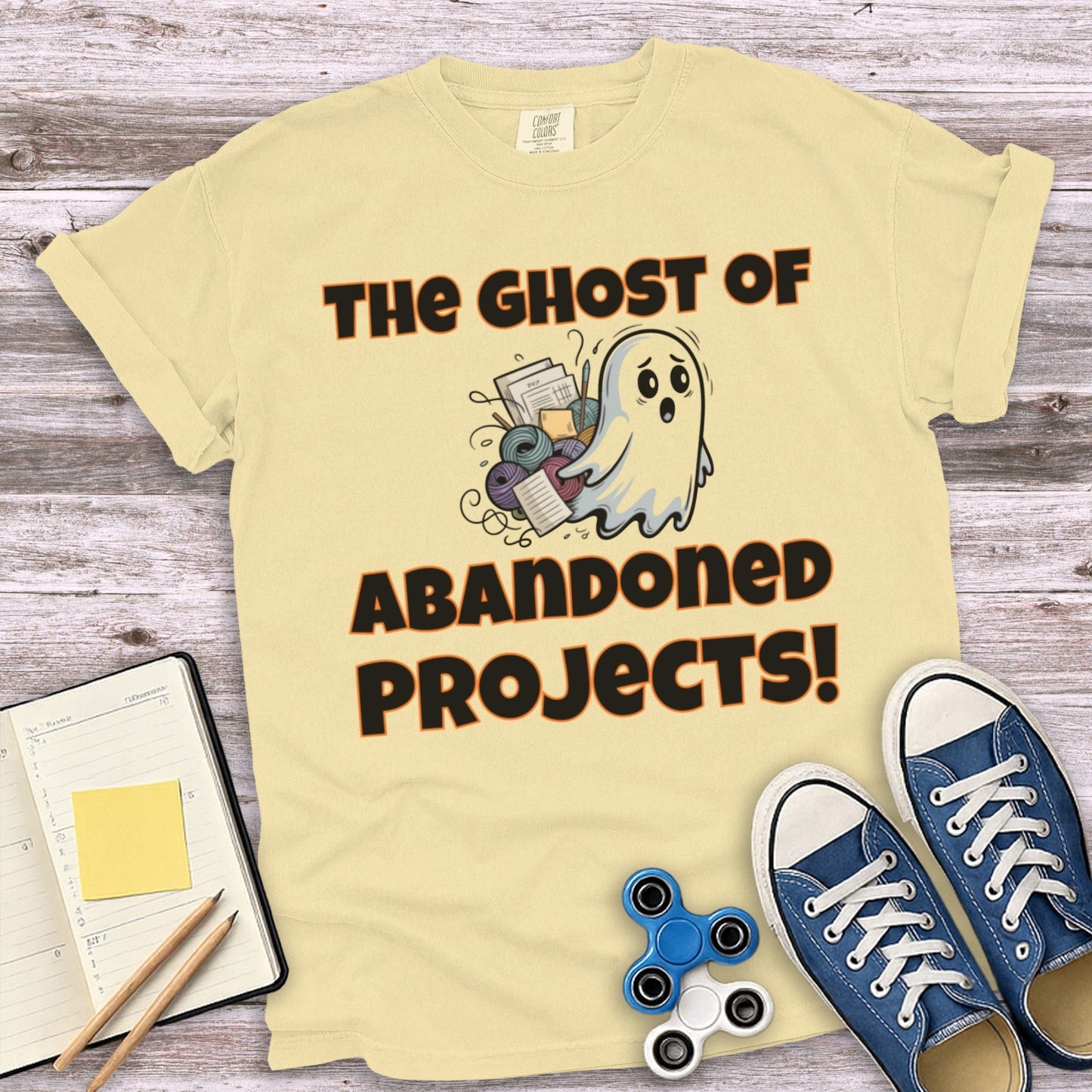 The Ghost of Abandoned Projects Graphic Tee shirt product type
