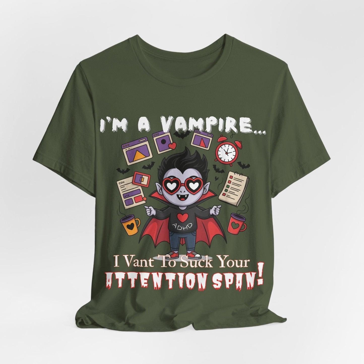 I'm A Vampire... I Vant To Suck Your Attention Span!