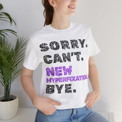 Sorry. Can't. NEW HYPERFIXATION. Bye.