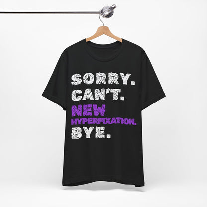 Sorry. Can't. NEW HYPERFIXATION. Bye.