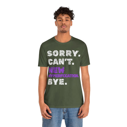 Sorry. Can't. NEW HYPERFIXATION. Bye.
