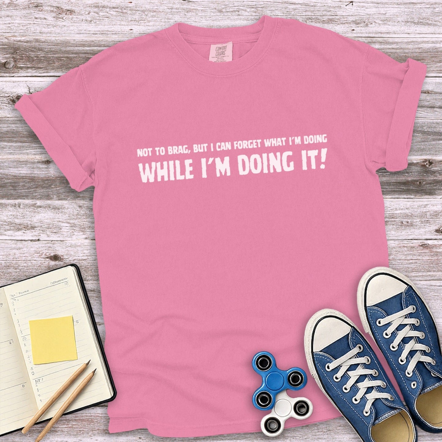 Funny Graphic Tee with Clever Phrase