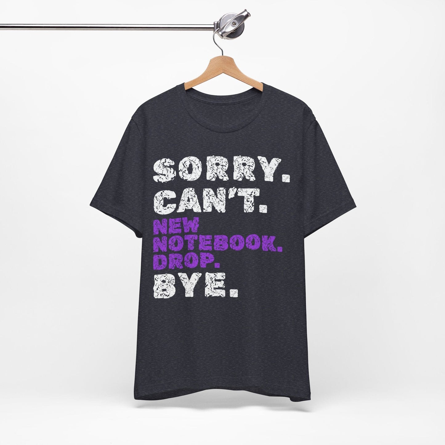 Sorry. Can't. New Notebook Drop. Bye.