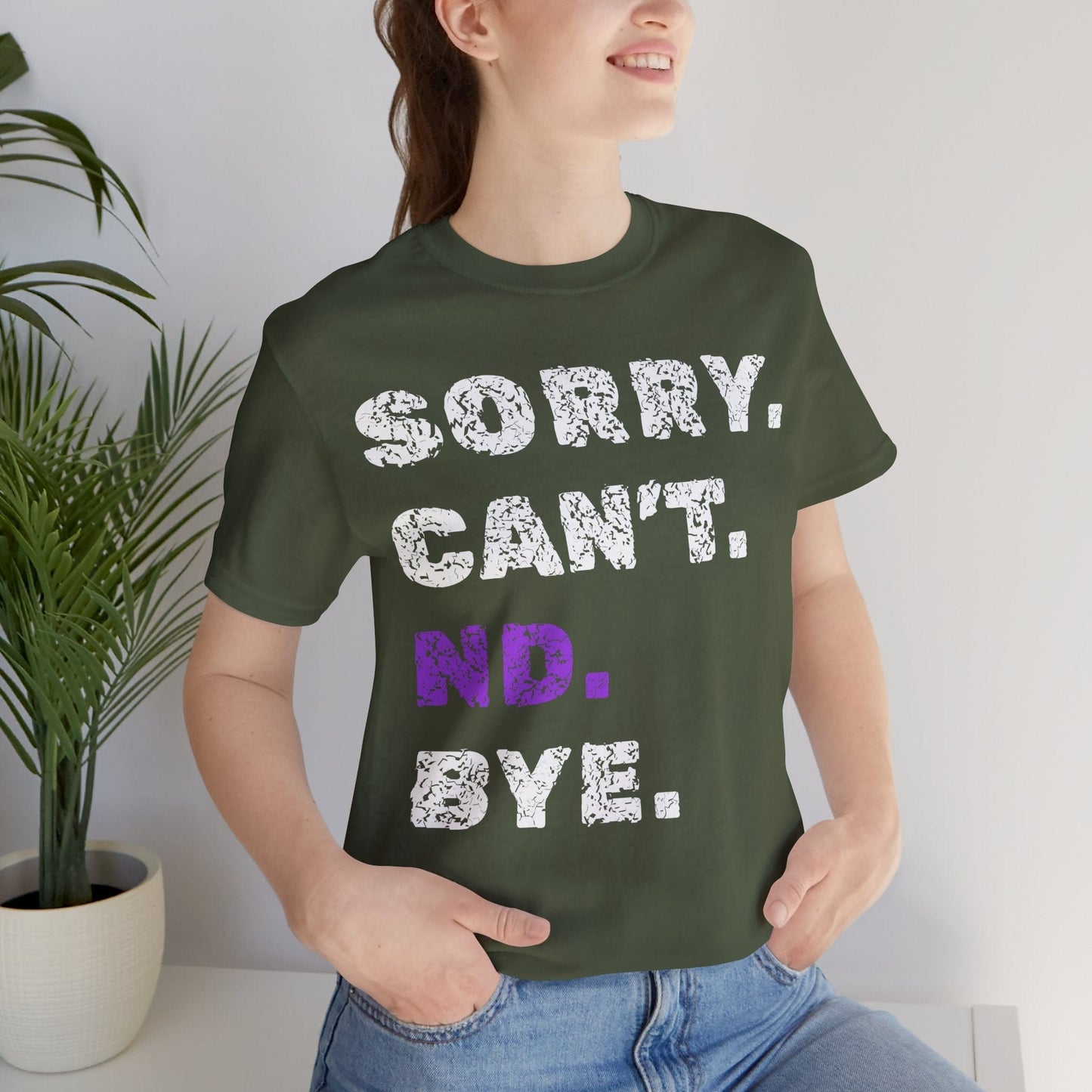 Sorry. Can't. ND. Bye.