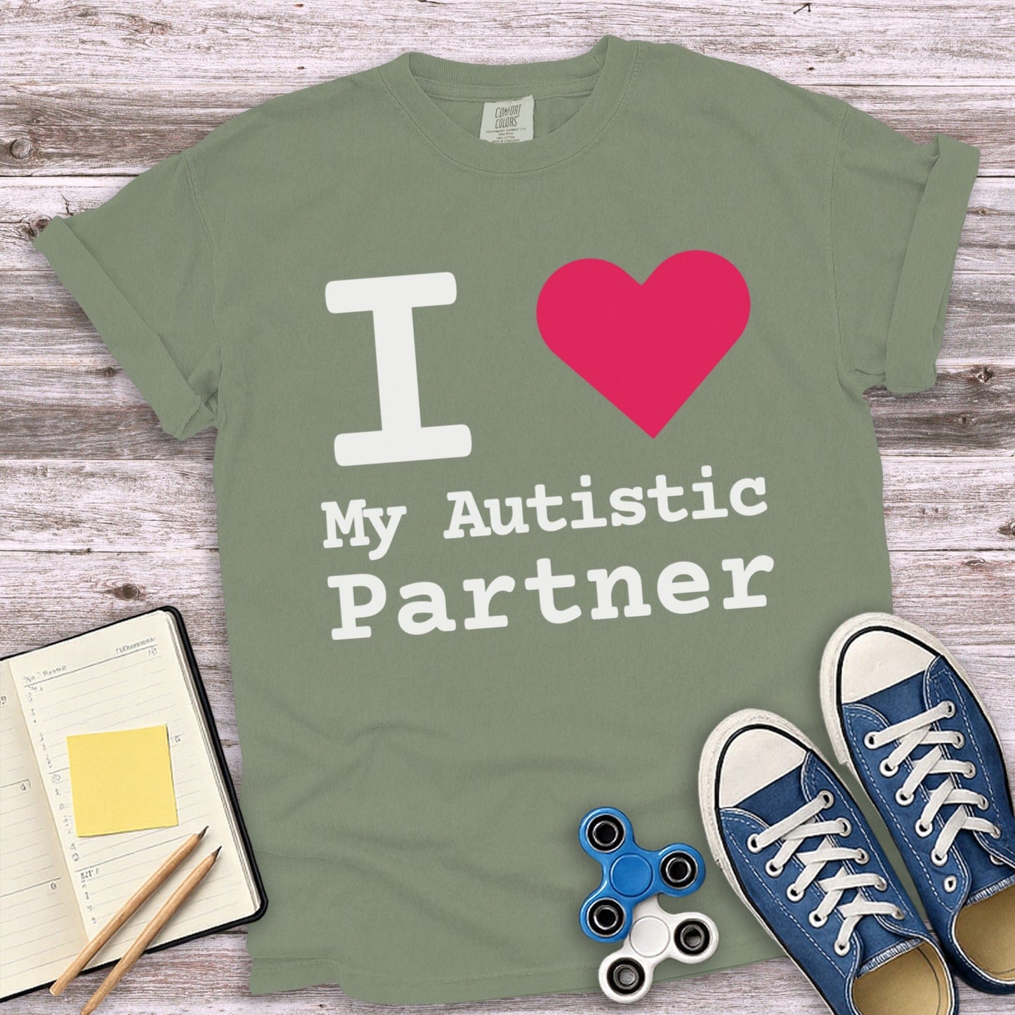I Love My Autistic Partner T-shirt product