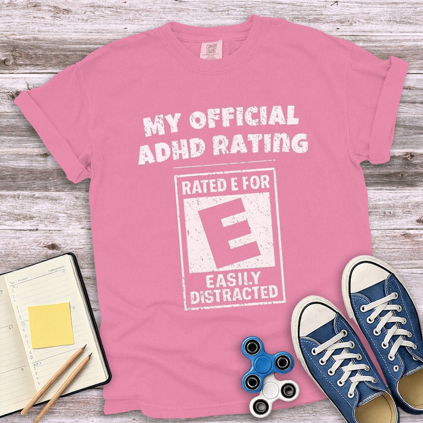 My Official ADHD Rating Easily Distracted product type