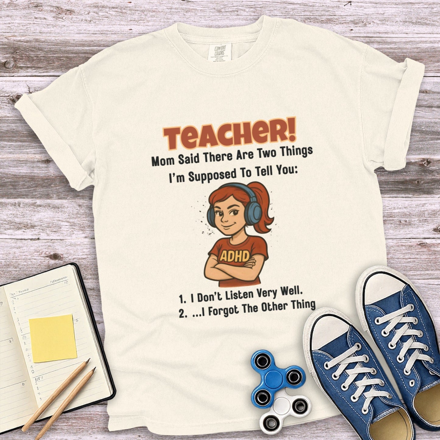 Funny Teacher There Are Two Things ADHD Shirt product