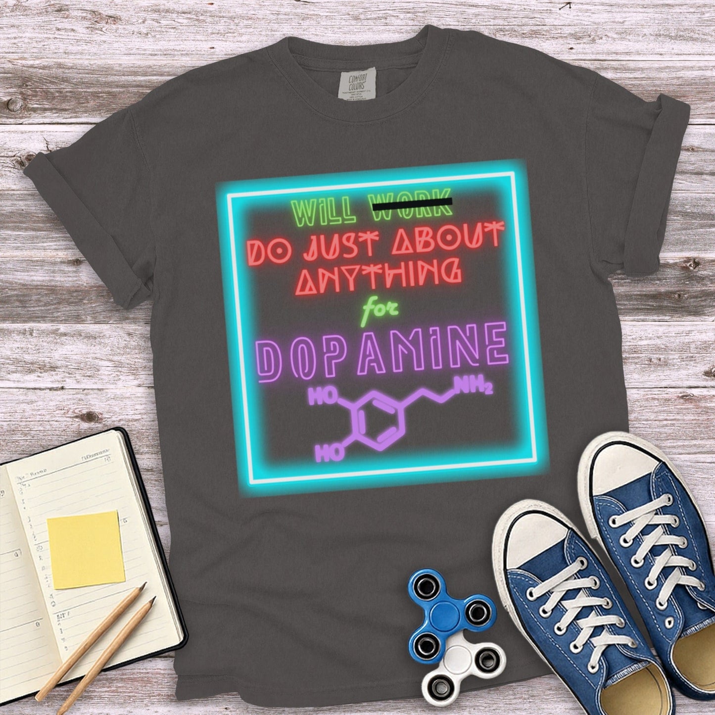 Will Work Do Just About Anything For Dopamine product type