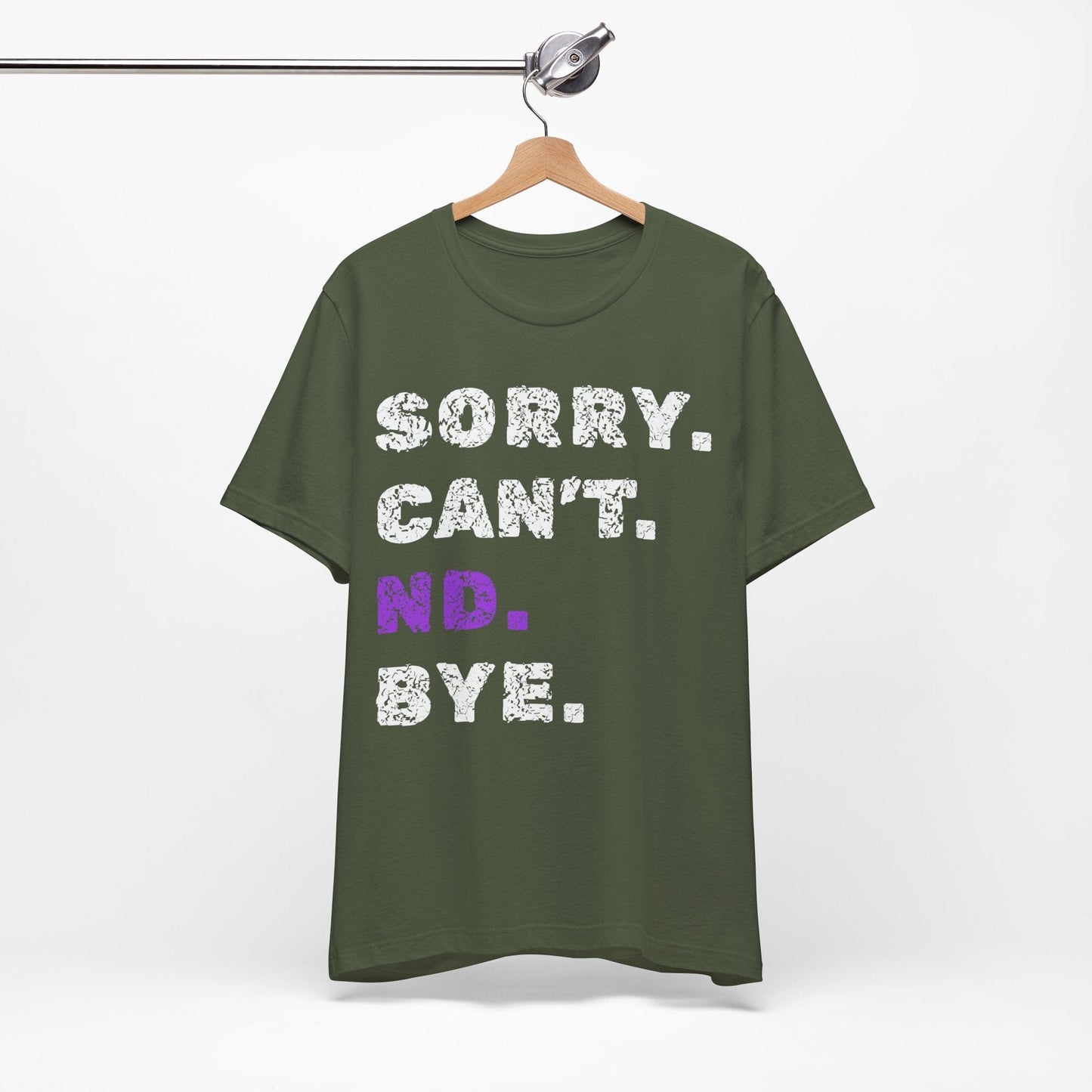 Sorry. Can't. ND. Bye.