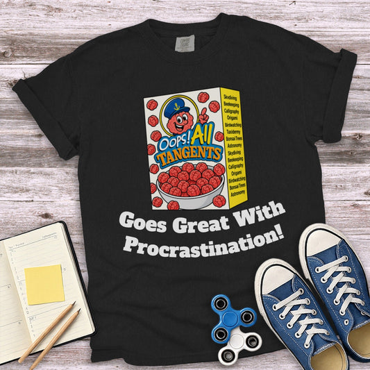 Oops All Tangents Goes Great With Procrastination product type