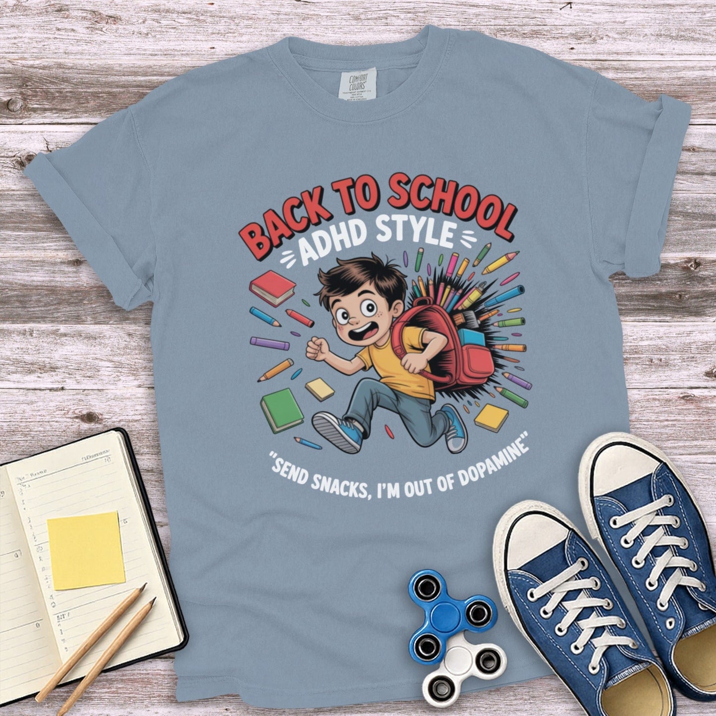 Back to School ADHD Style Send Snacks T-shirt product