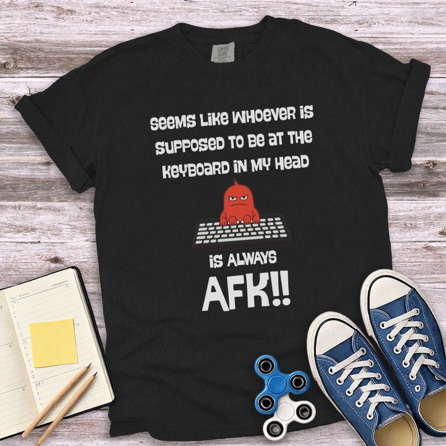 Always AFK Funny Graphic T-Shirt product