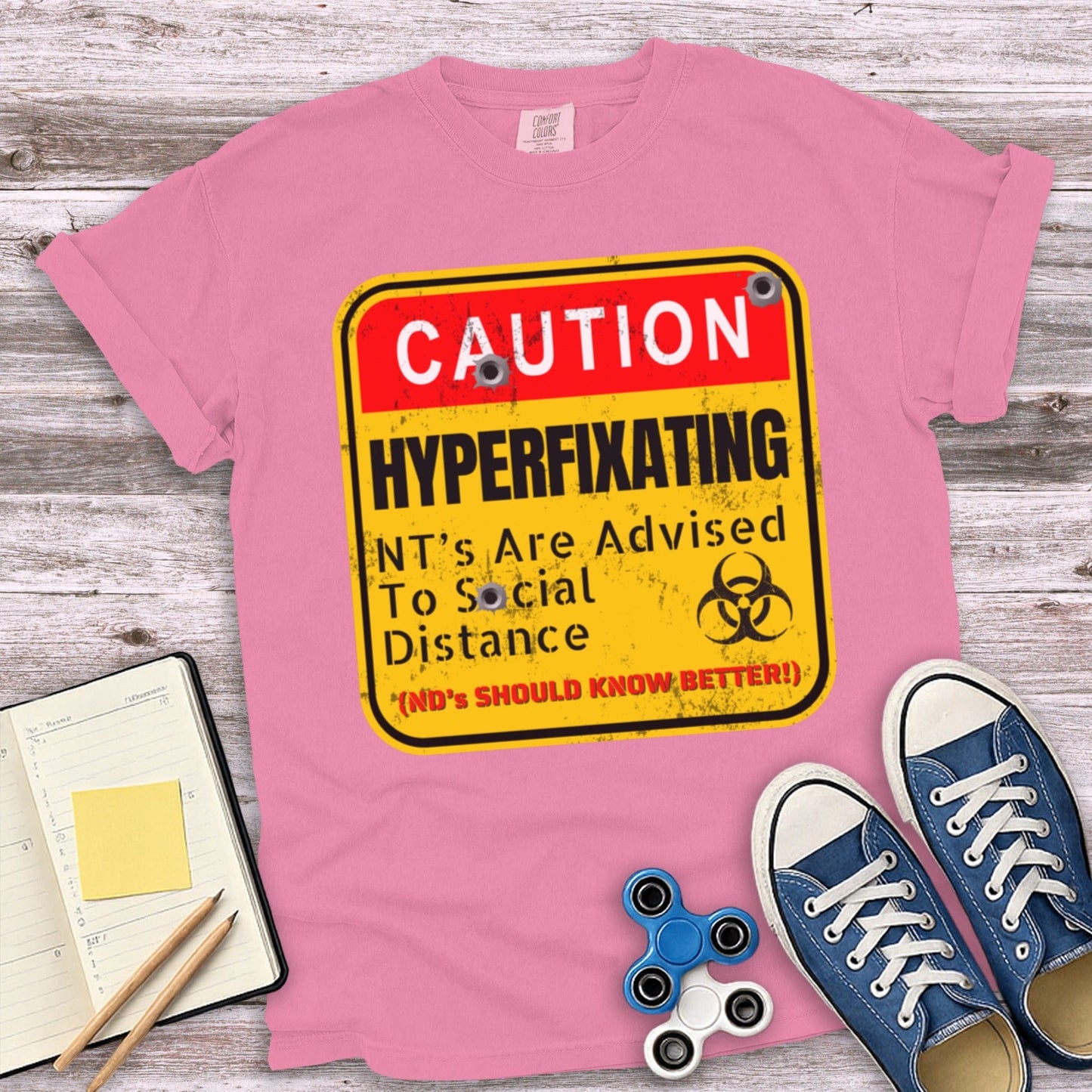 Caution Hyperfixating NTs Advised to Social Distance product type