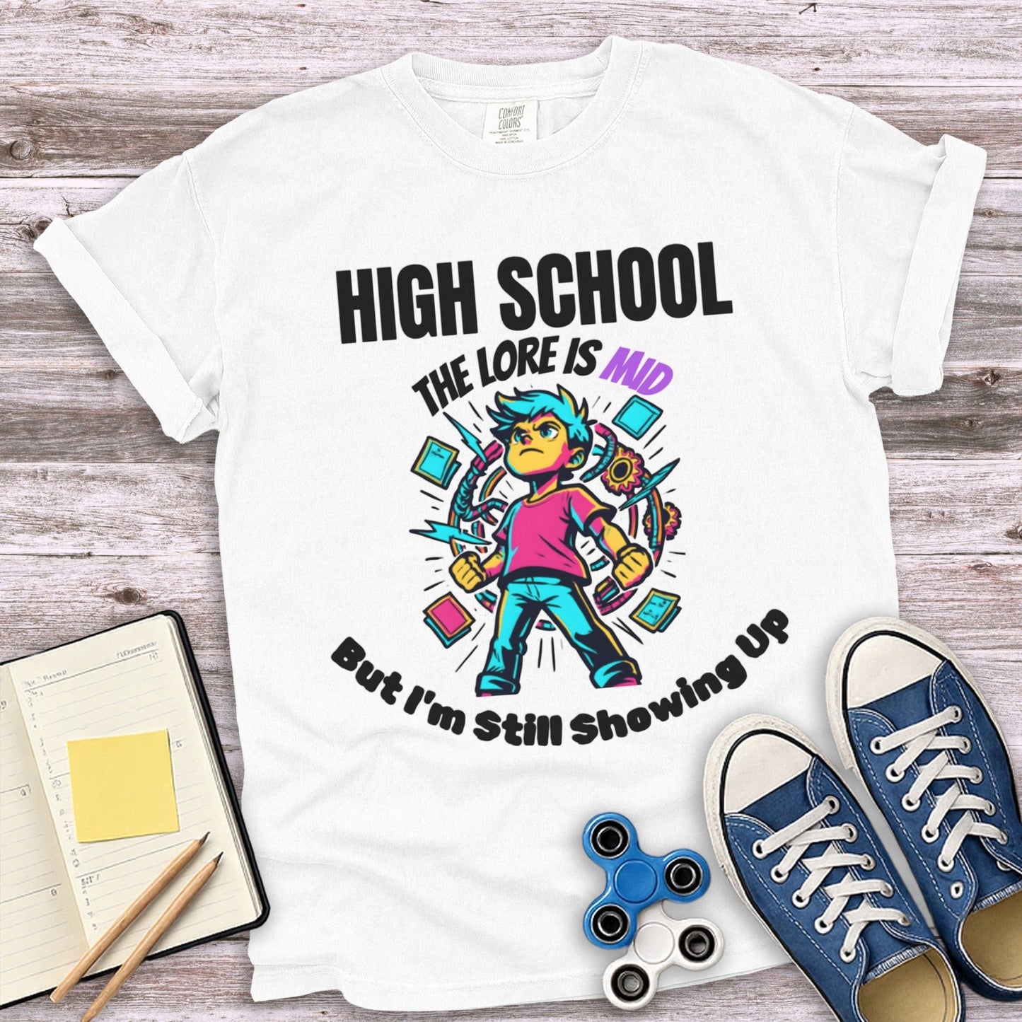 High School The Lore Is Mud Funny Graphic T-shirt product