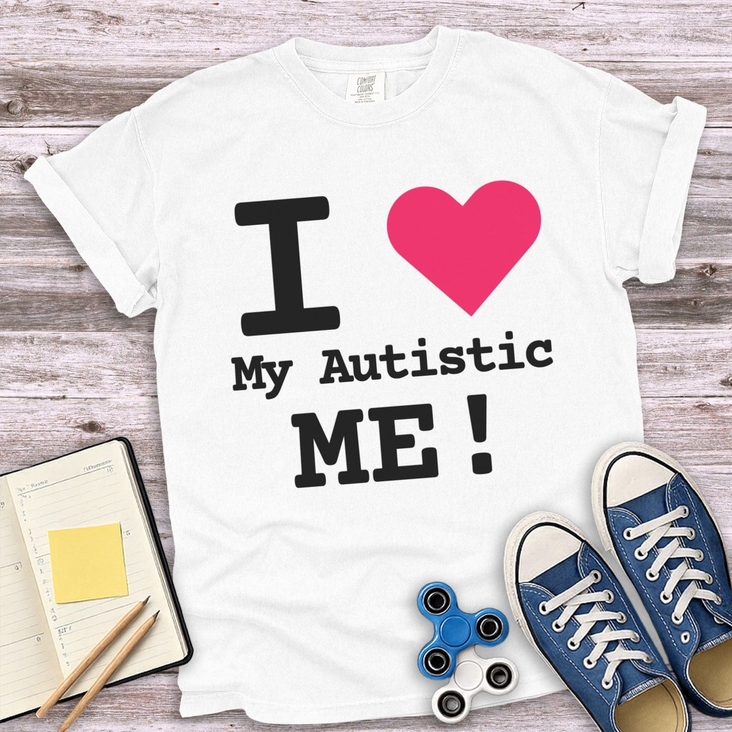 I Love My Autistic Me Statement Shirt product