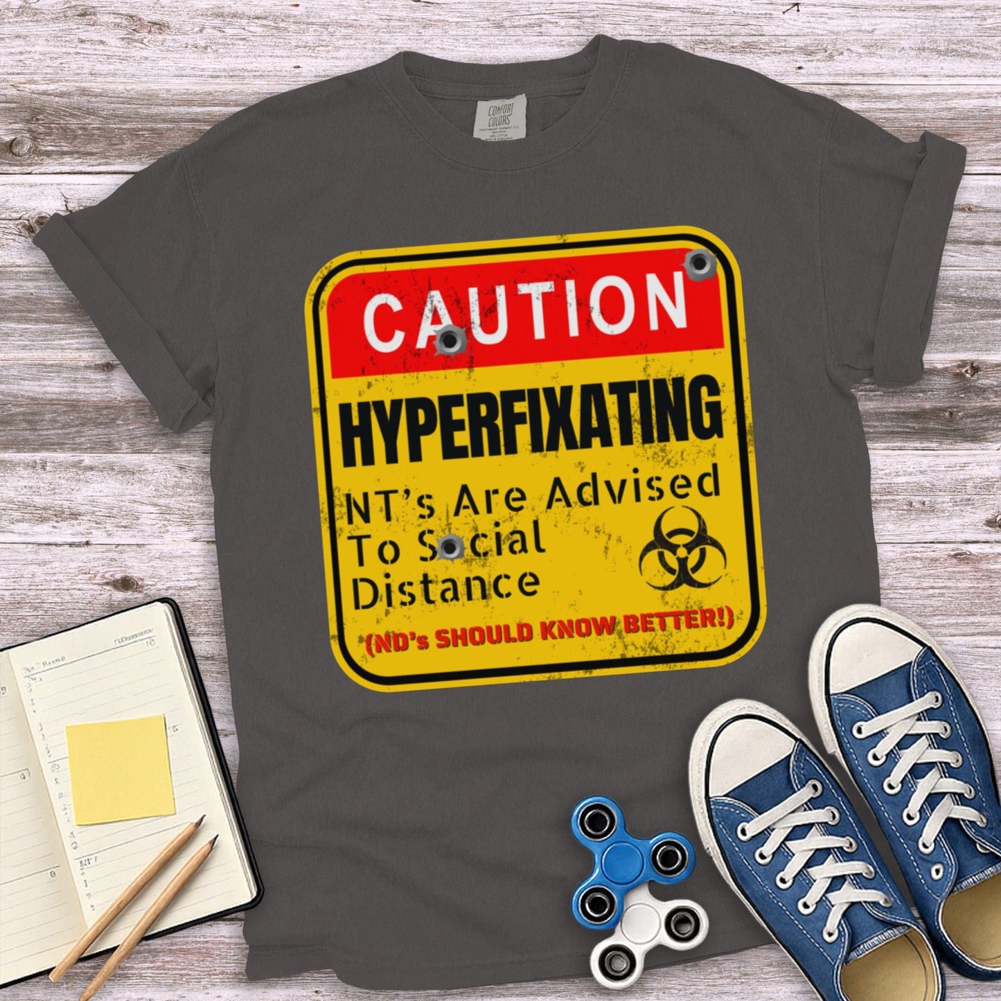 Caution Hyperfixating NT's Are Advised To Social Distance product type