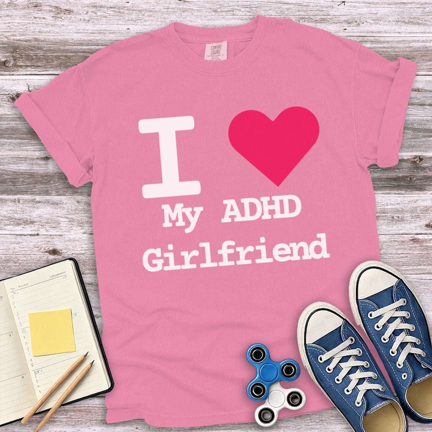 I Heart My ADHD Girlfriend Graphic Tee Product
