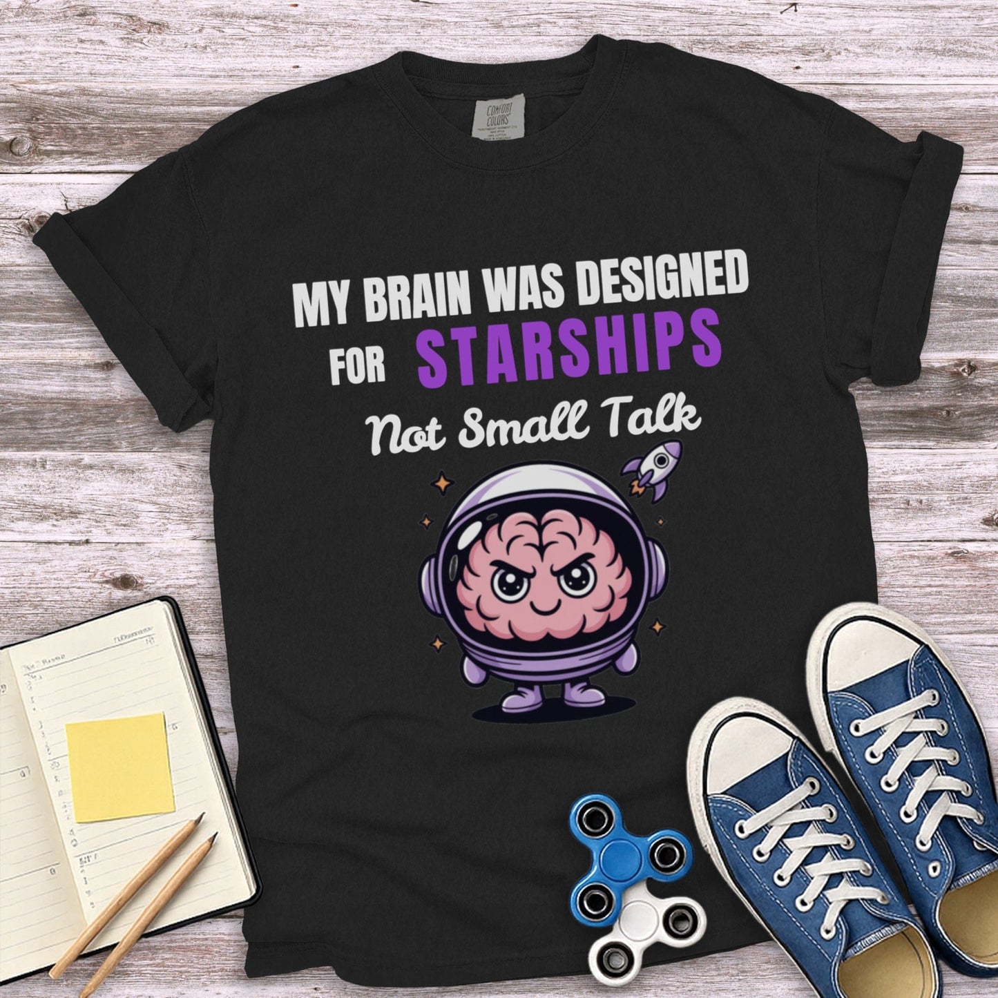 My Brain Was Designed For Starships T-shirt product