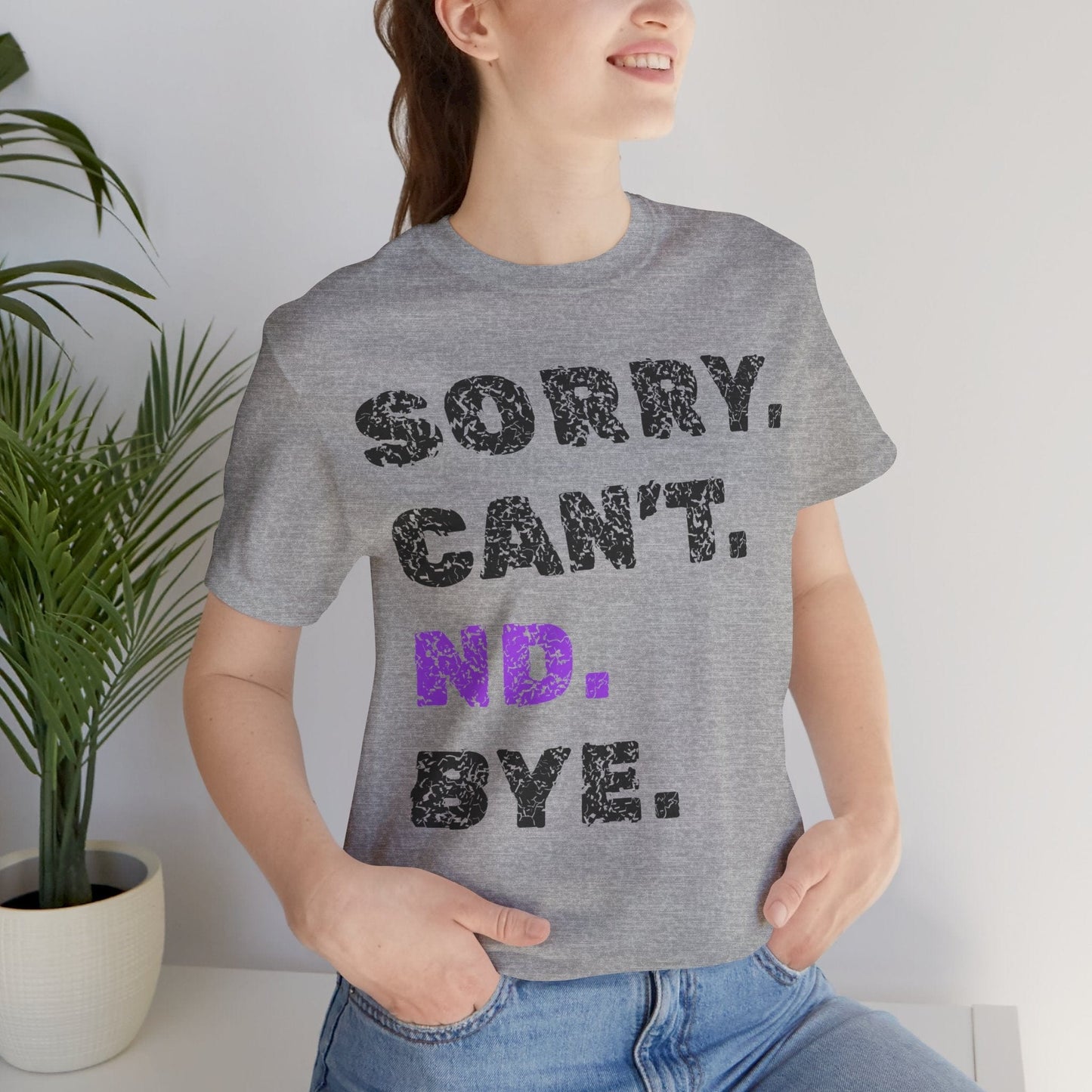 Sorry. Can't. ND. Bye.
