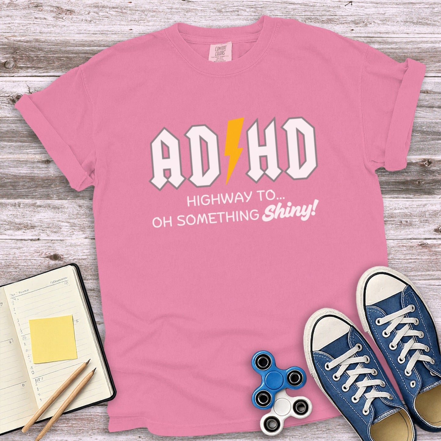 ADHD Highway to Oh Something Shiny T-Shirt product