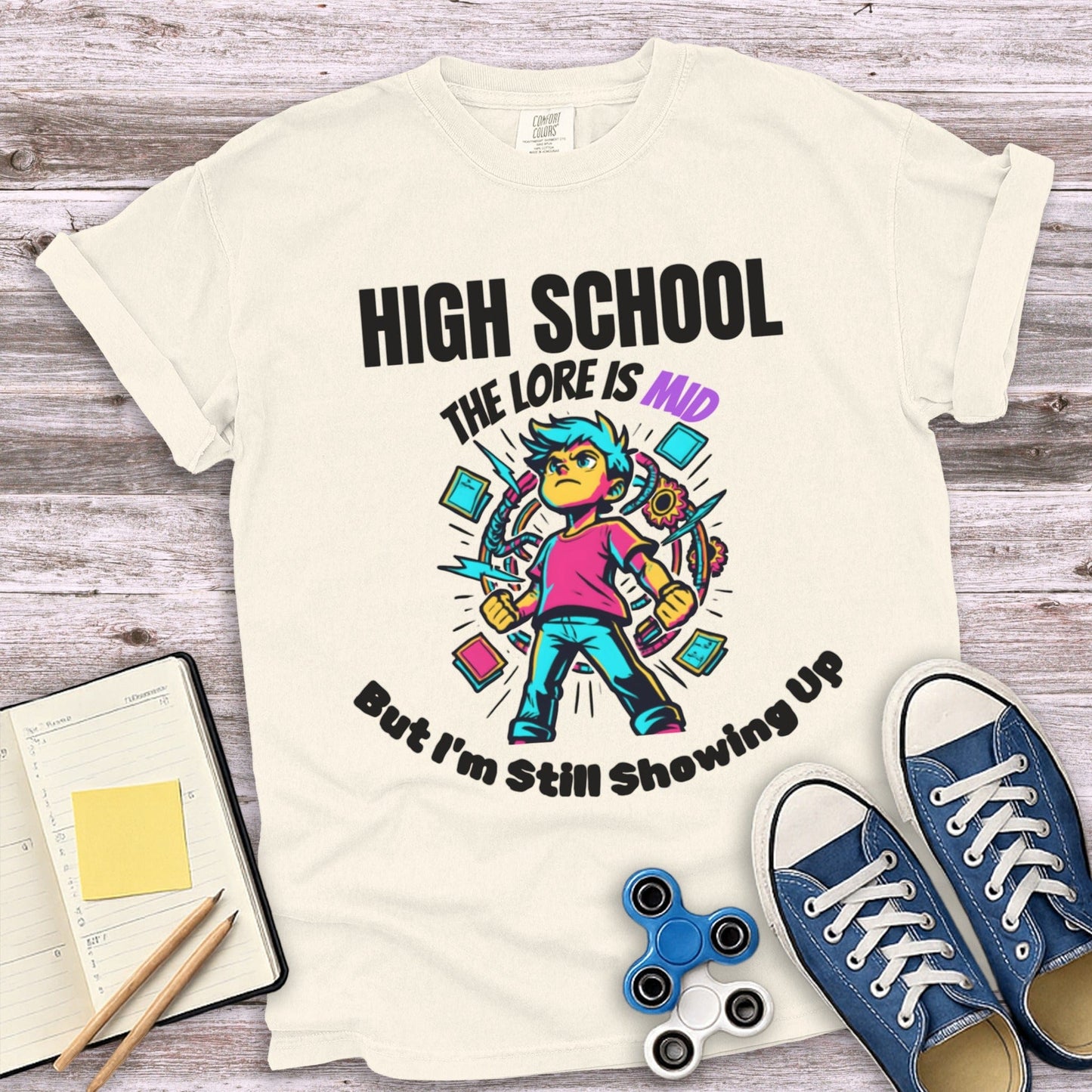 High School The Lore Is Mud Graphic T-Shirt product
