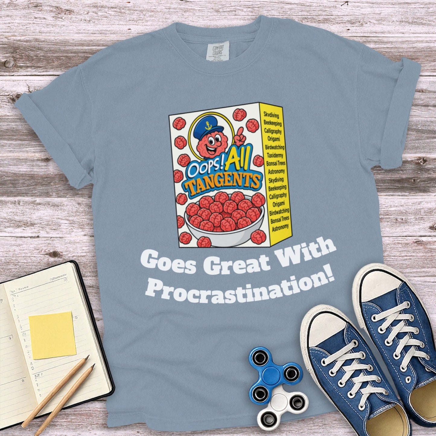 Funny Oops All Tangents Goes Great with Procrastination product