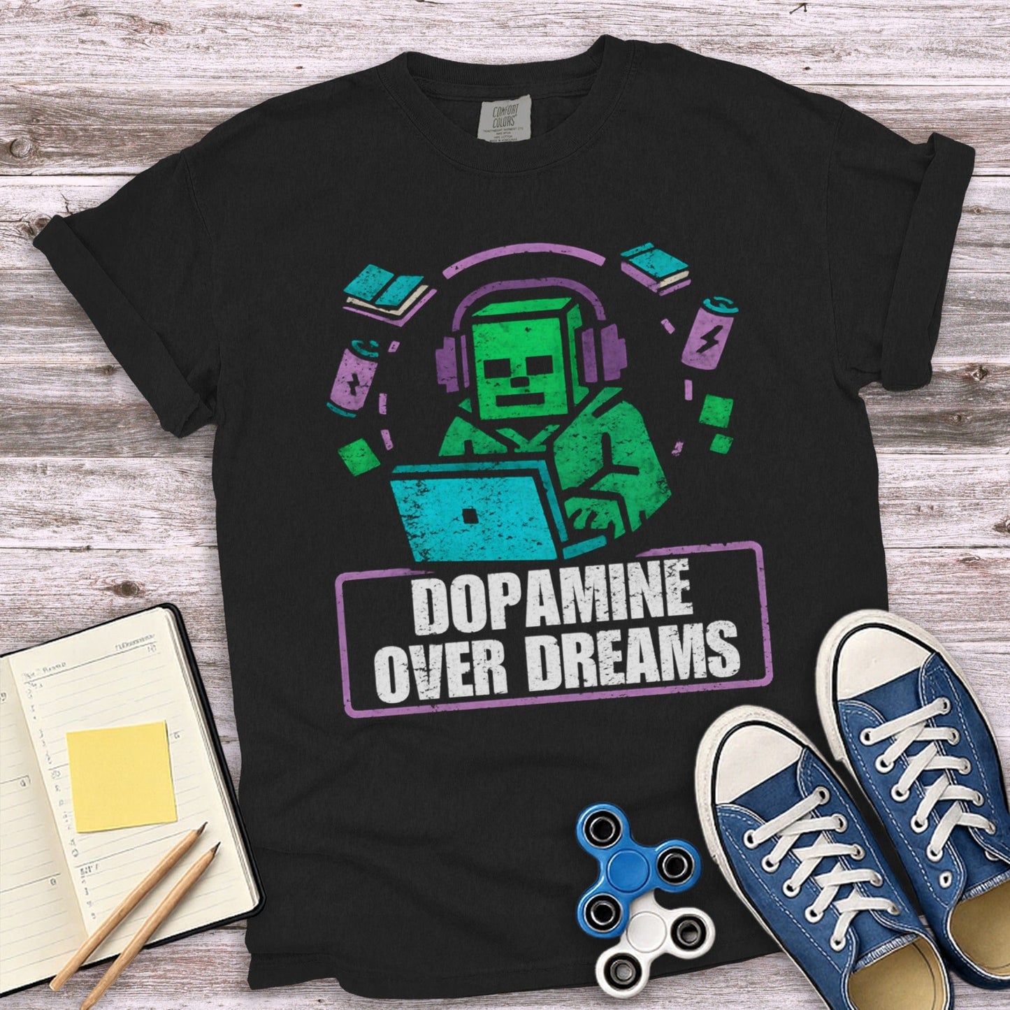 Dopamine Over Dreams T-shirt unique graphic product type