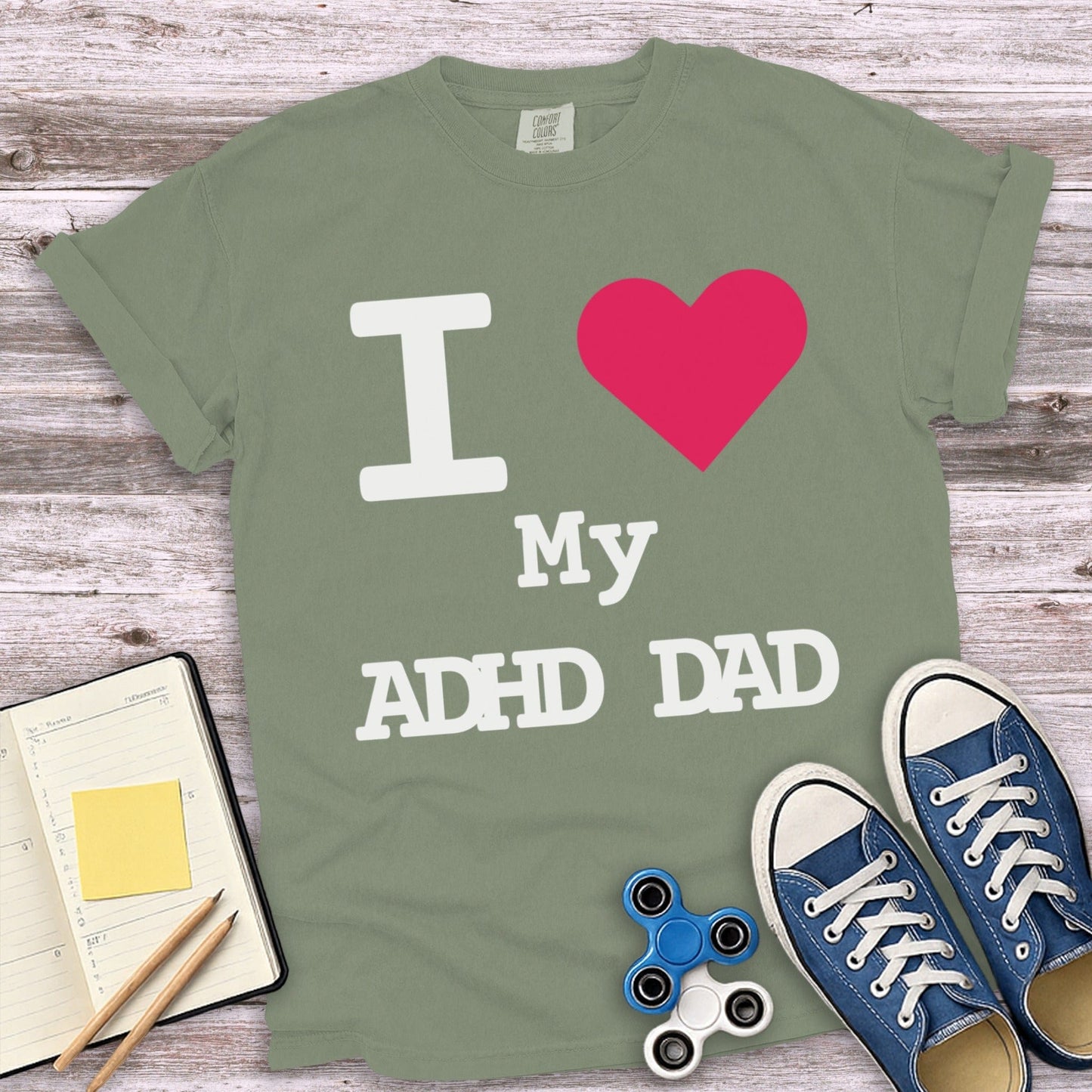 I Love My ADHD Dad Graphic Novelty Shirt product type
