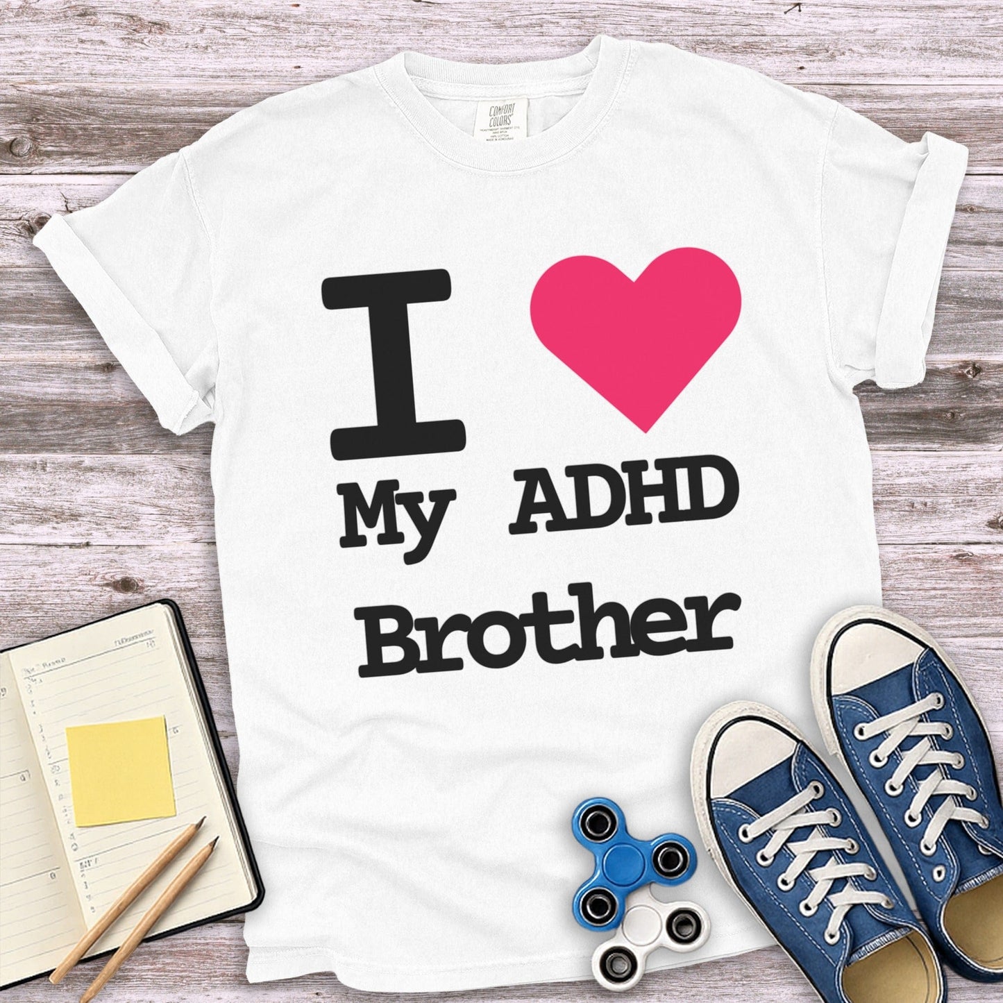 I Love My ADHD Brother T-Shirt product
