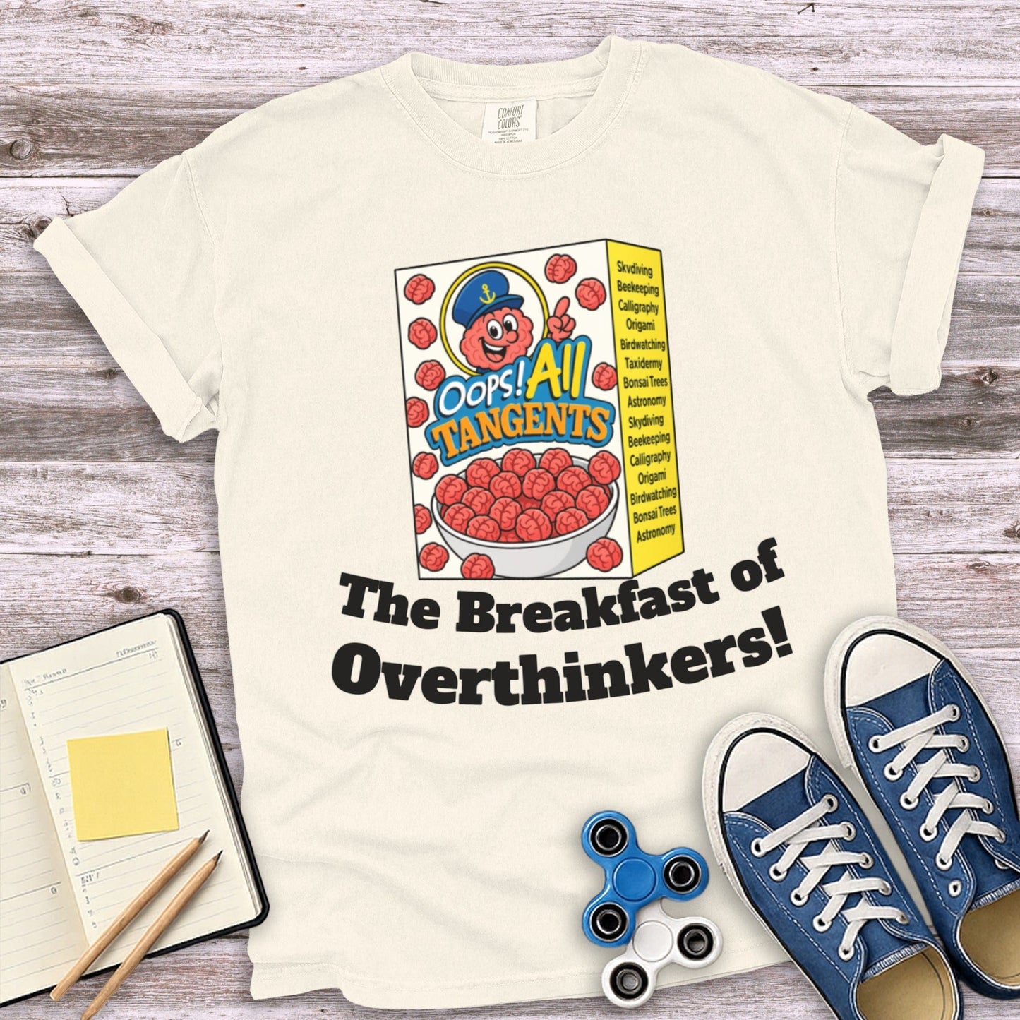 Oops All Tangents Overthinkers Breakfast T-shirt product