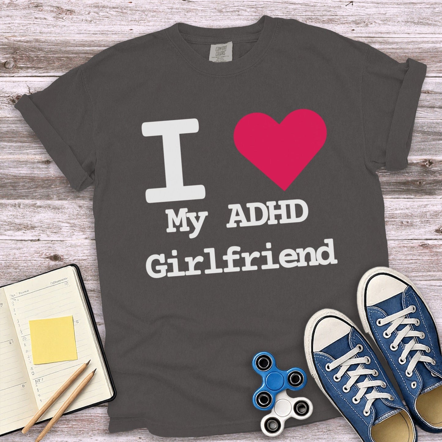 I Love My ADHD Girlfriend Graphic Tee product