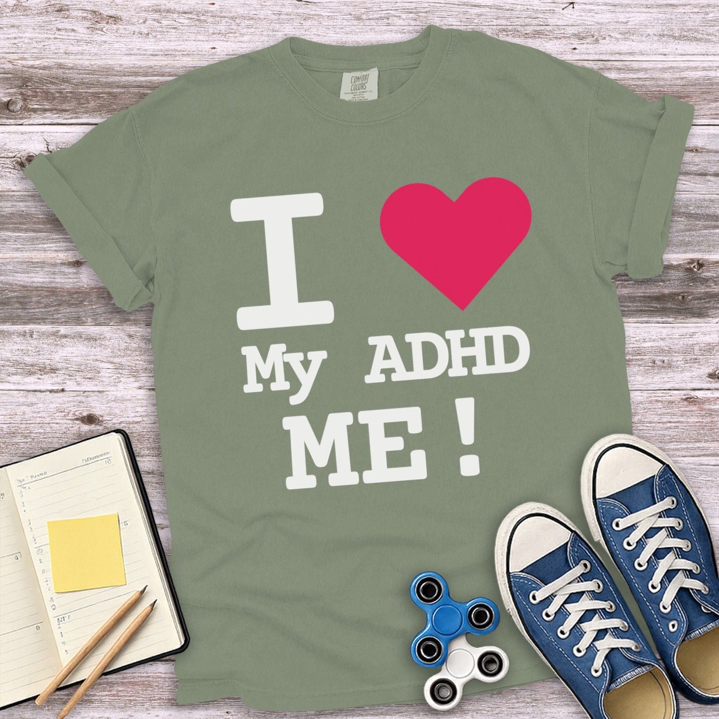 I Love My ADHD Me Graphic Tee Product