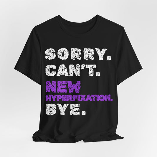 Sorry. Can't. NEW HYPERFIXATION. Bye.